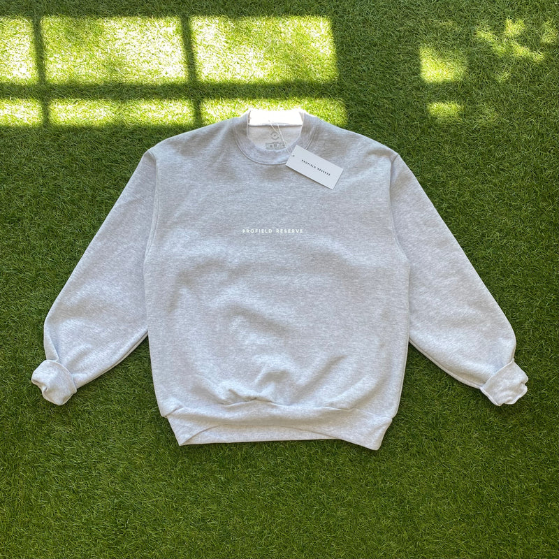 PR Wordmark Sweater - Light Grey